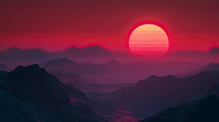 Reddish sunset during sunset