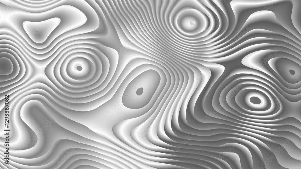Poster monochrome animated spiral background. quicksand. paper desert. maze rotates in circle. geolocation 
