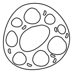 Adipocyte biege line icon