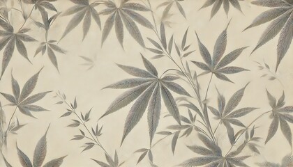 和紙 麻の葉 背景 テクスチャ 上品 伝統