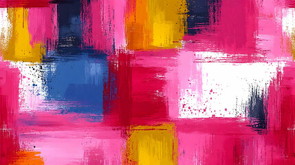 Abstract vibrant colorful paint strokes pattern