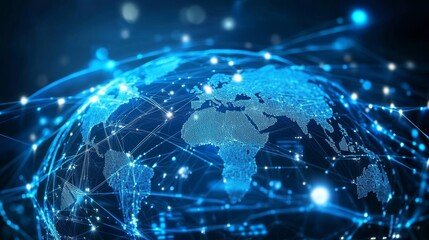 Obraz premium Exploring the role and impact of internet technologies in modern communication and society