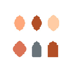 Collection of Islamic Window Frame Shape