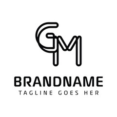 Letters MG Monogram Logo, for business with MG or GM initials