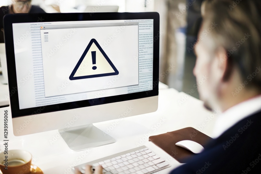 Poster phishing protection and fraud cybersecurity, a hacker executing a phishing attack, illustrating cybe