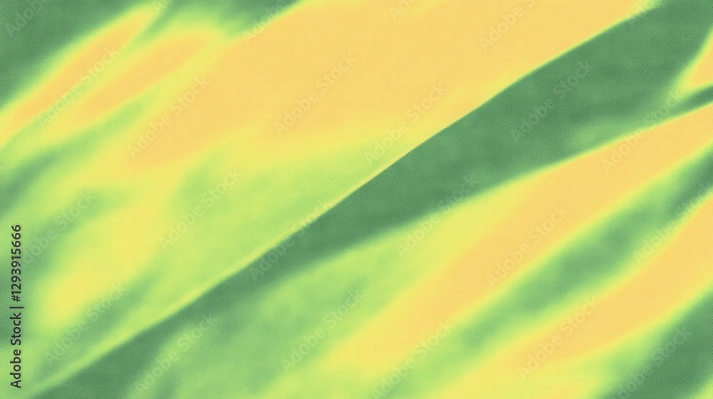 Poster abstract gradient background of vibrant yellow and green blending in a soft, dreamy texture