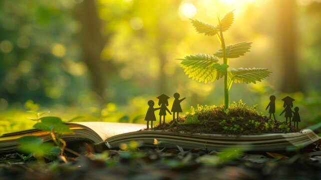 Promoting eco education  sustainable learning for a greener planet with nature and knowledge