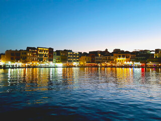 Obraz premium chania city landscape