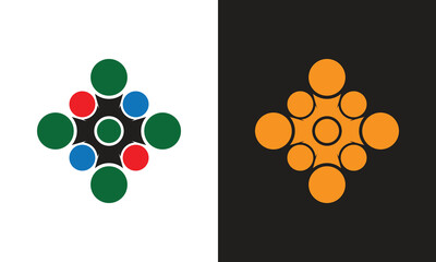 Community organization logo icon. Great logo icon for, office, industry, social media, entertainment and web.