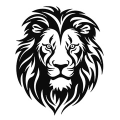Fototapeta premium lion head tattoo