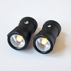 Headlamp on white background