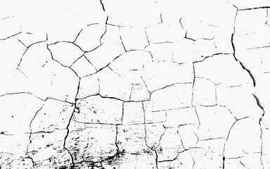 a black and white image of a cracked wall, cracked white paint on a white background, a black and white drawing of a cracked wall, background with cracks