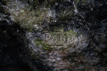 Petrogliphs in asiago