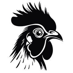 Fototapeta premium rooster head mascot