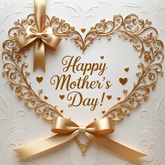 Happy Mother's Day greeting card design. 