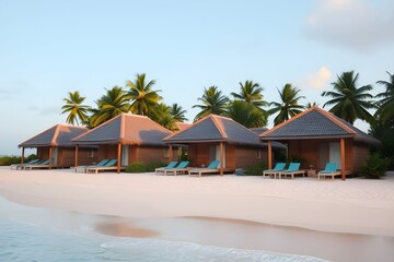 tropical beach resort