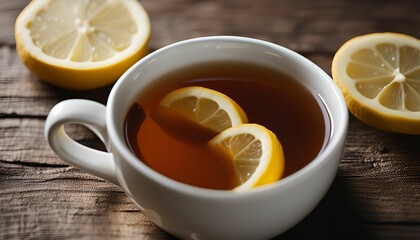 A cup of lemon tea