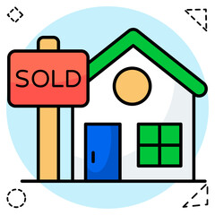 A colored design icon of sunbath