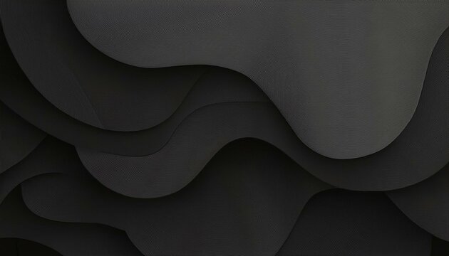 abstrato fundo cinza escuro e preto com design 3d em camadas cortadas e espaco para texto