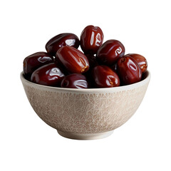 Fototapeta premium plate of dates traditional food
