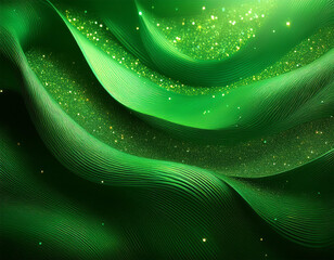 abstract green glitter background