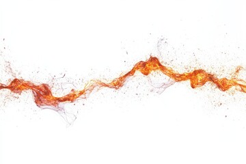 Dynamic lightning bolts across isolated on a white background symbolizing raw energy and powerful natural forces in a striking and modern artistic design concept