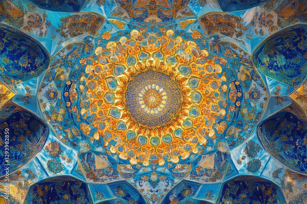 Poster patterns of color and shape blend together in a mesmerizing kaleidoscope display that continually mo