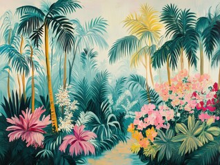 Tranquil Tropical Rainforest, A Celebration of Nature's Biodiversity