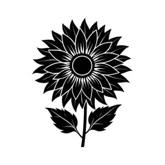 abstract sunflower vector illustration