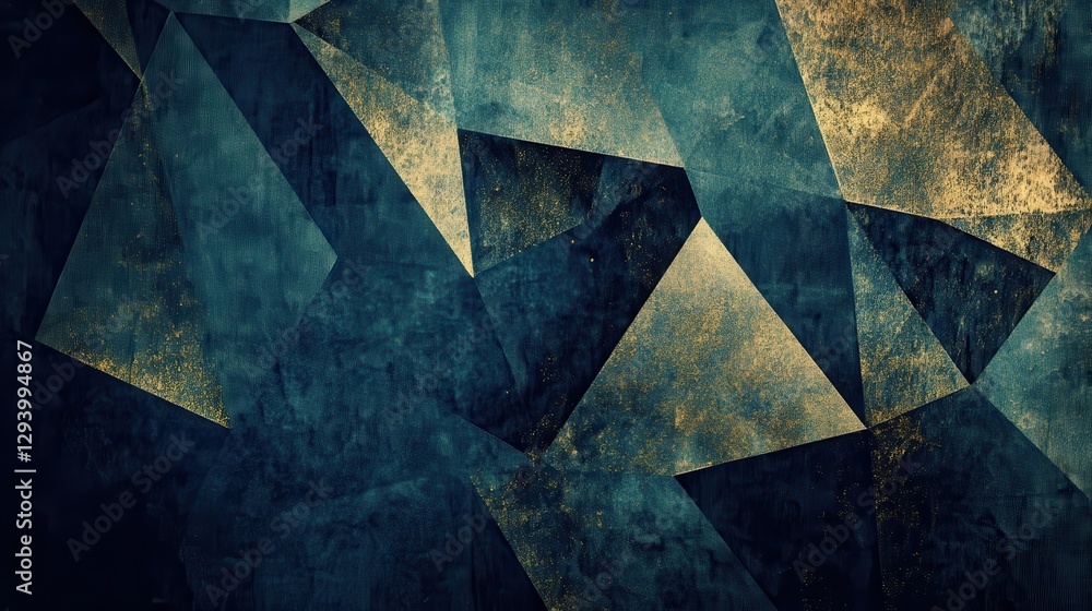 Poster abstract geometric background with texture and color variations