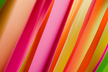 Obraz premium Vibrant Diagonal Stripes Abstract Background