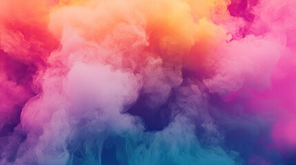 Naklejka premium Vibrant multicolor motion blur effect with a smooth transition of warm and cool tones, perfect for dynamic backgrounds.