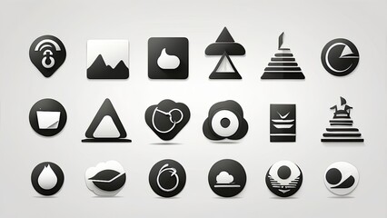 "Contact Us: A Set of Outline Icons"