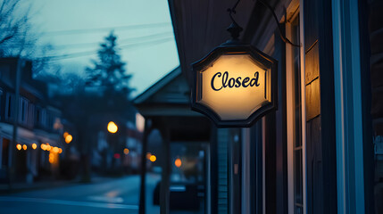 Obraz premium Closed shop
