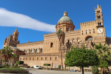 Fototapeta premium Palermo cathedral, Palermo, Sicily, Italy