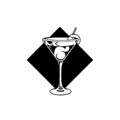 Cocktail party celebration:
**Modern art**
Minimalist cocktail glass in a cocktail glass with an image of a drink.
Black.
**Modern Art**
Aesthetic feel of a drink, using a black and
traditional Martin