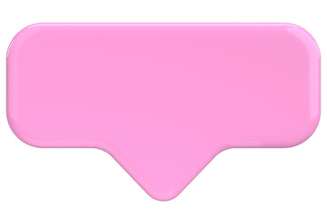 Price tag. Text box. 3D illustration.