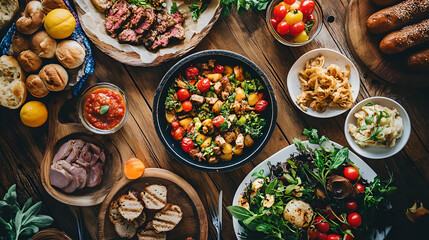 Fototapeta premium Western Cuisine Combination