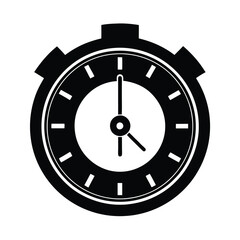 Classic clock silhouette adorned with a dollar sign for timely finance