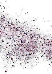 Abstract Red Blue Grey Glitter Particles Background