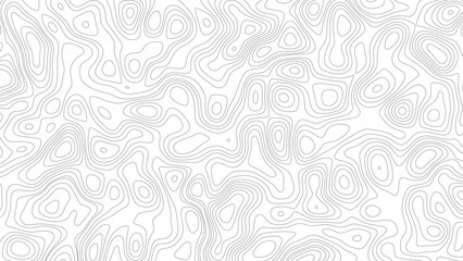Black on white contours vector topography stylized height of the lines. Topographic map backdrop. Conditional geography scheme and the terrain path. Contour line abstract background.