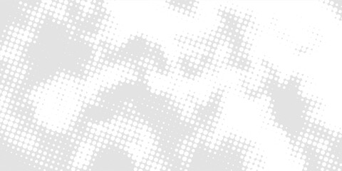 Dot white gray wave light technology texture background. Abstract big data digital concept. 3d rendering.