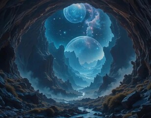 The cosmic canyon where whispers of the universe echo