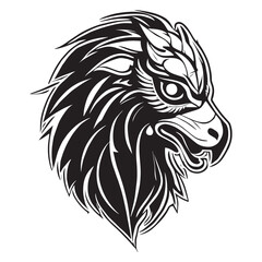 eagle head vector illustration