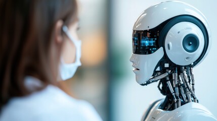 Tense medical conference surgeons and ai collaboration captured in hospital setting