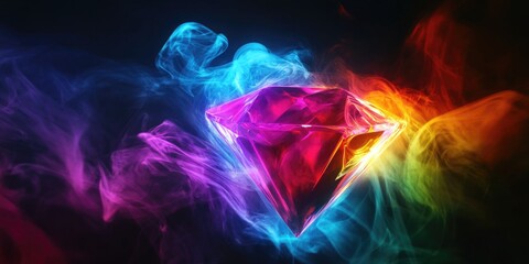 Colorful Digital Triangle