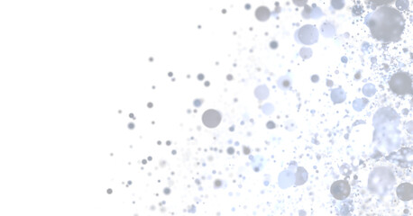 Soft, ethereal background image with grey bubbles on white. Perfect for websites, presentations, and more.