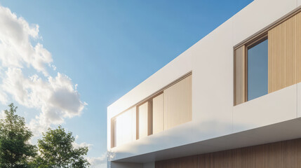 Modern architectural design showcases sleek lines and natural light in a contemporary setting