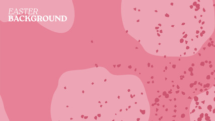 Minimal abstract horizontal background vector illustration. Soft earth tone pastel color organic shape Background. Design for Spring or Easter card, banner, print, poster, cover, wallpaper.