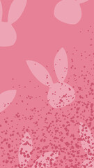 Minimal abstract vertical background vector illustration. Soft earth tone pastel color organic shape Background. Design for Spring or Easter card, banner, print, poster, cover, wallpaper.